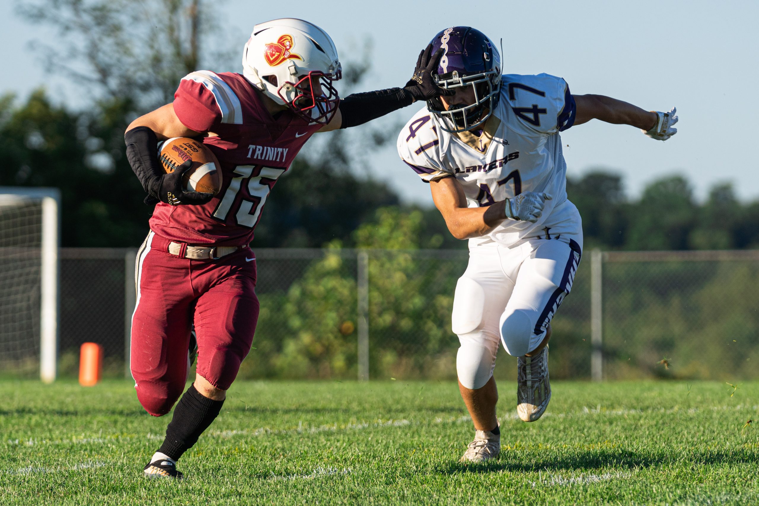 Trinity rushes for over 300 yards, dominates front lines in 50-12 win over Millersport (Ohio)